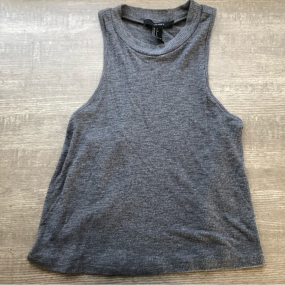 Forever 21 Grey Top